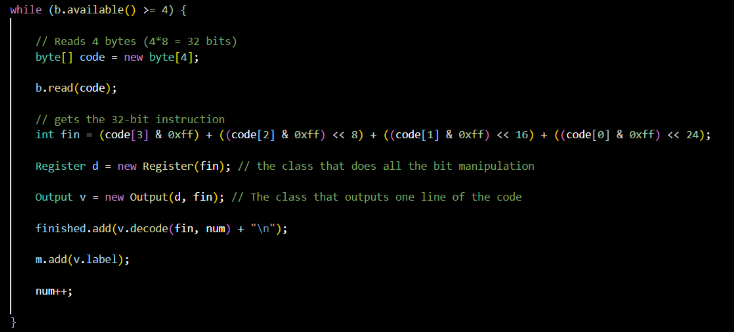 Machine Code Translator